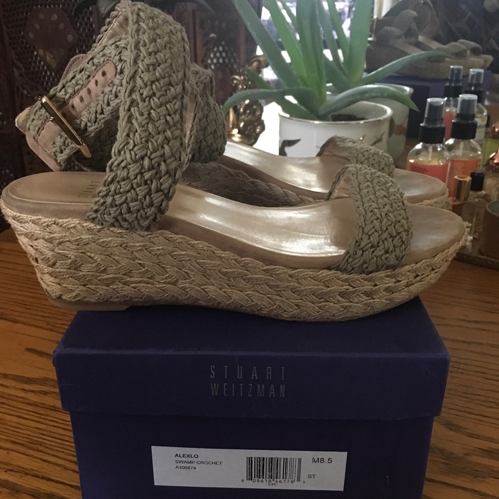 Stuart Weitzman Alexlo Espadrilles size 8.5